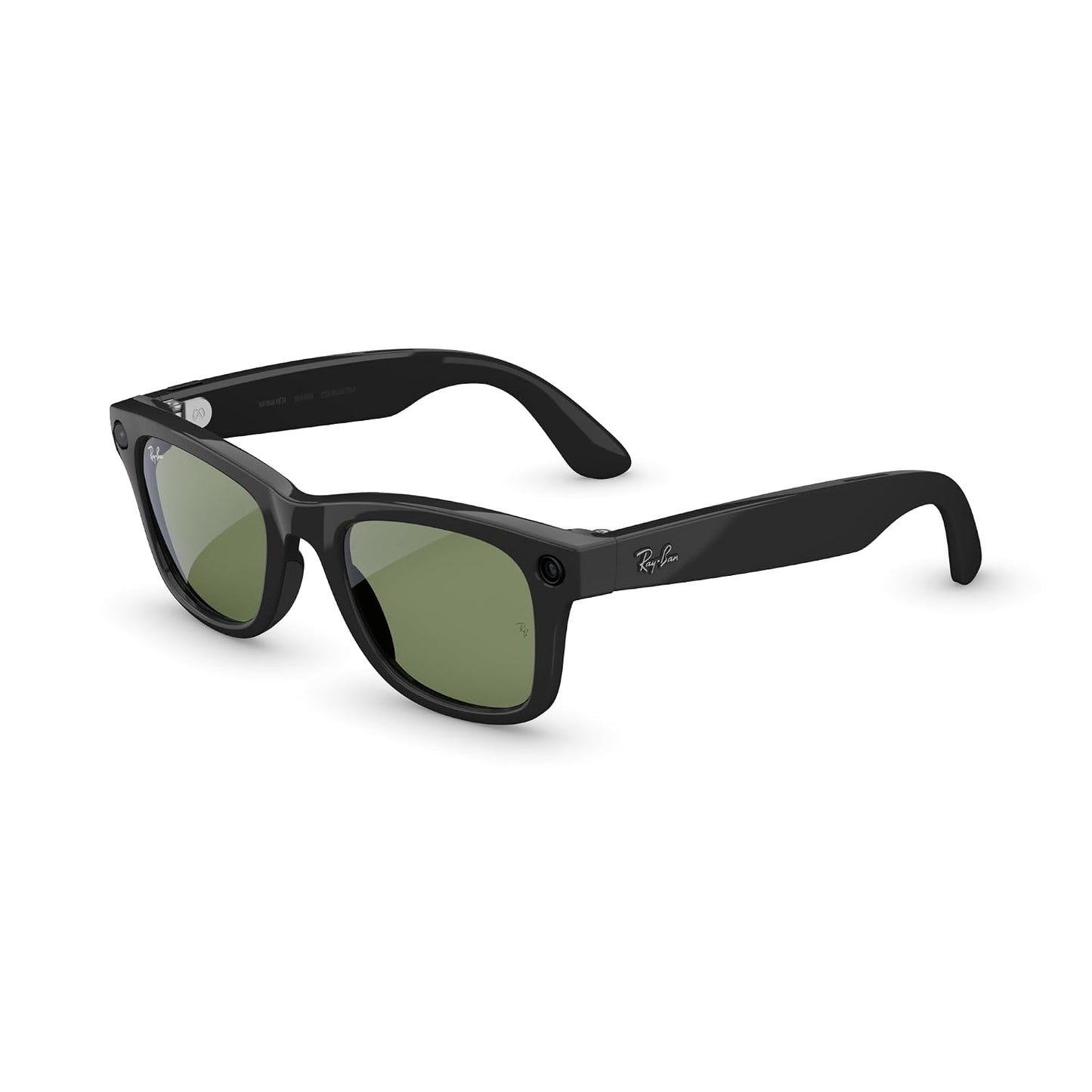 Meta Ray-Ban (Gen 2) Wayfarer Large Smart AI Glasses, Black, Transitions®
