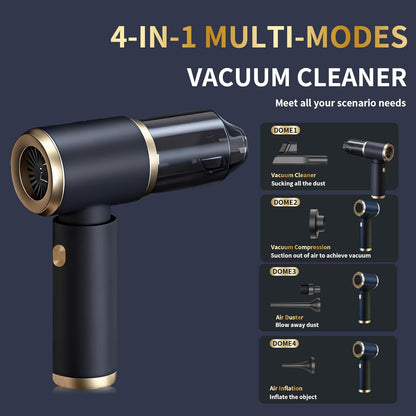 4 in 1 Cordless Handheld Car Vacuum, 15000PA Portable Mini Vacuum Cleaner