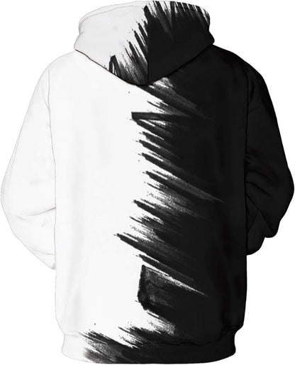 Unisex Hoodies 3D Print Galaxy Pullover Hooded Sweatshirt Hoodies with Big Pockets for Men, Women