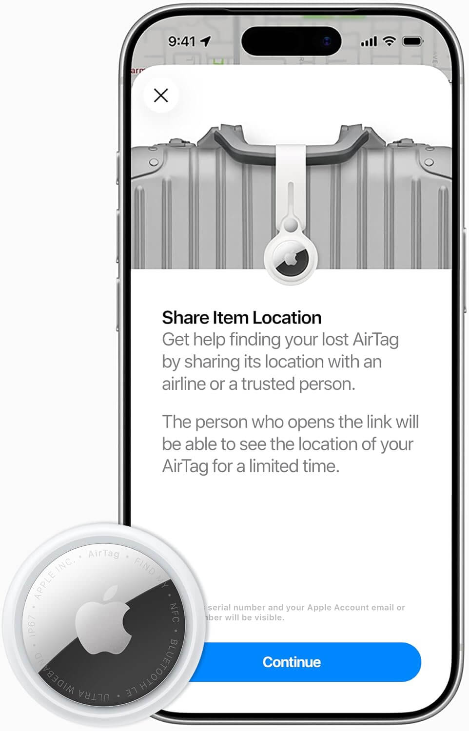 AirTag 2nd Generation Bluetooth Tracker for Keys, Wallet, Bags & Luggage