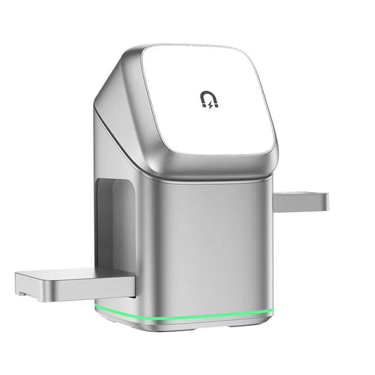 New Product Qi2 3-In-1 Magnetic Wireless Charger Touch Electric Rotation 15W for for with Earphone Use