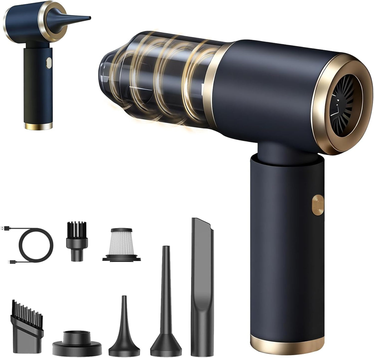 4 in 1 Cordless Handheld Car Vacuum, 15000PA Portable Mini Vacuum Cleaner